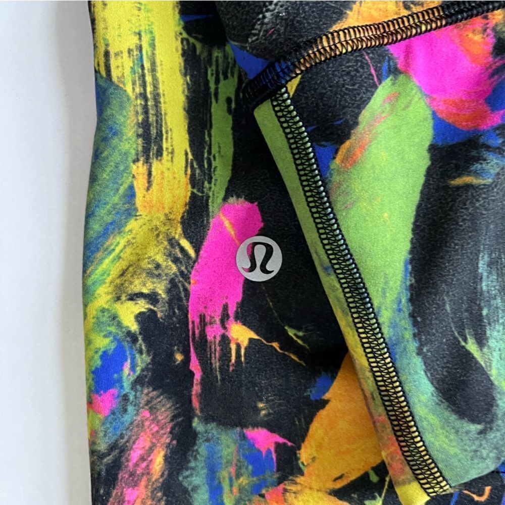 Lululemon Wunder Train High Rise In Undertone Black Multi 2 - Picture 5 of 8